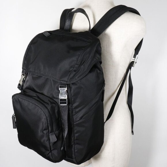 Prada 2 Vz135 Nylon Nero Backpack Daypack main image 3